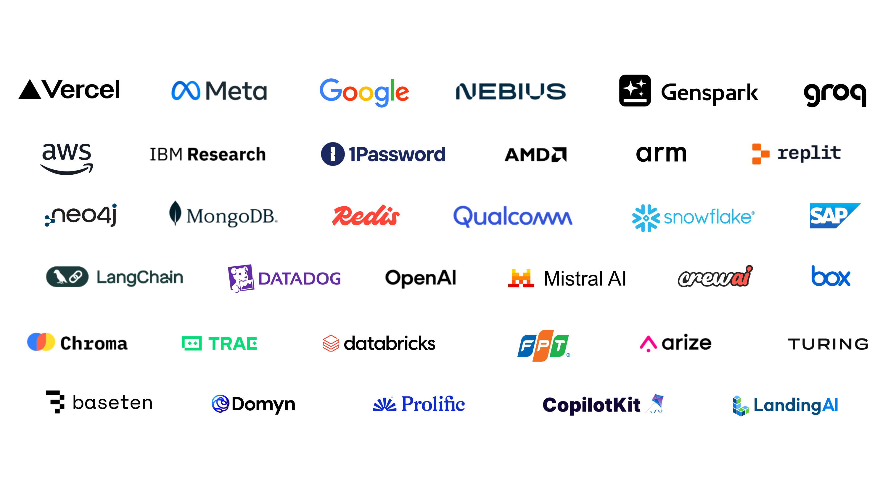 AI Developer Conference Sponsors and Partners